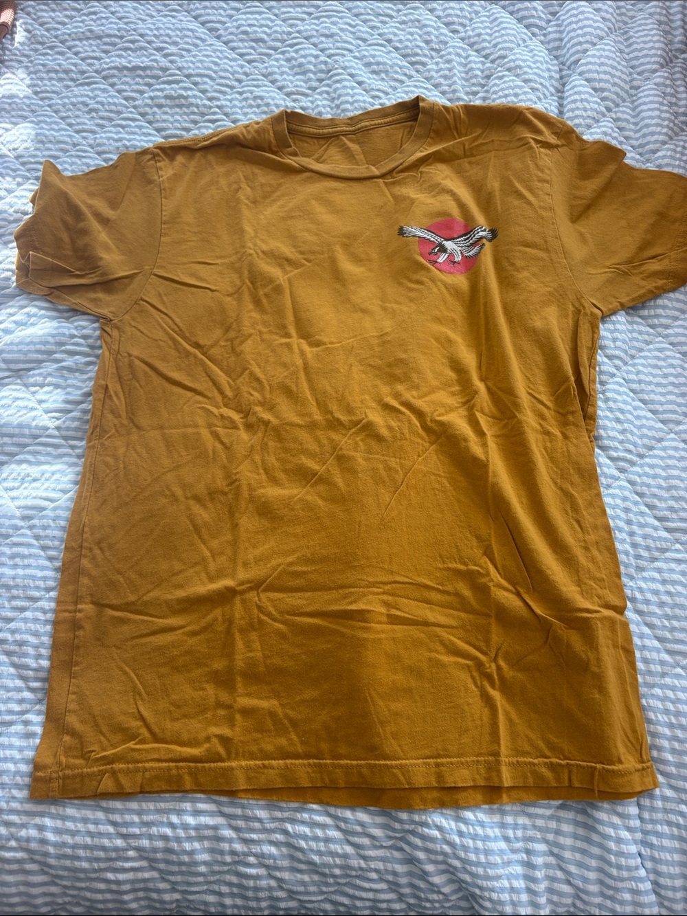 Men’s Mustard Short-Sleeve Graphic Tee